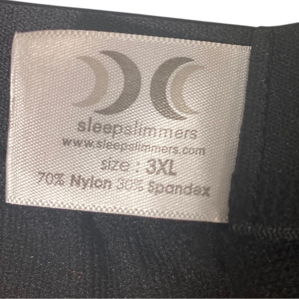 Sleep Slimmers CompressionLeggings Black Sz 3X - Picture 2 of 4